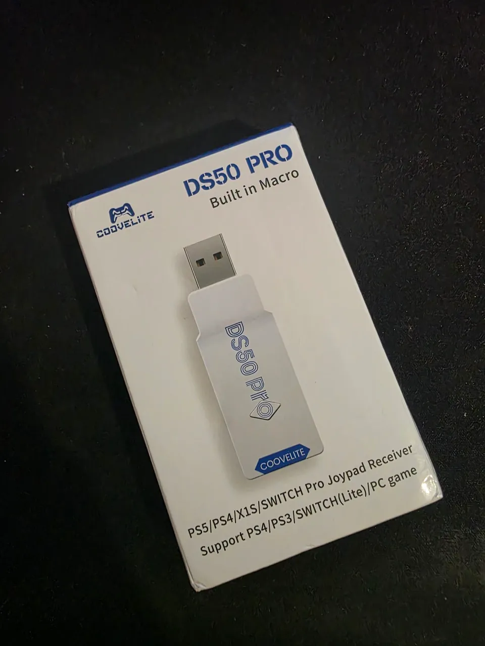 Adaptador Receptor Joypad DS50 Pro - PS5/PS4/Switch/PC