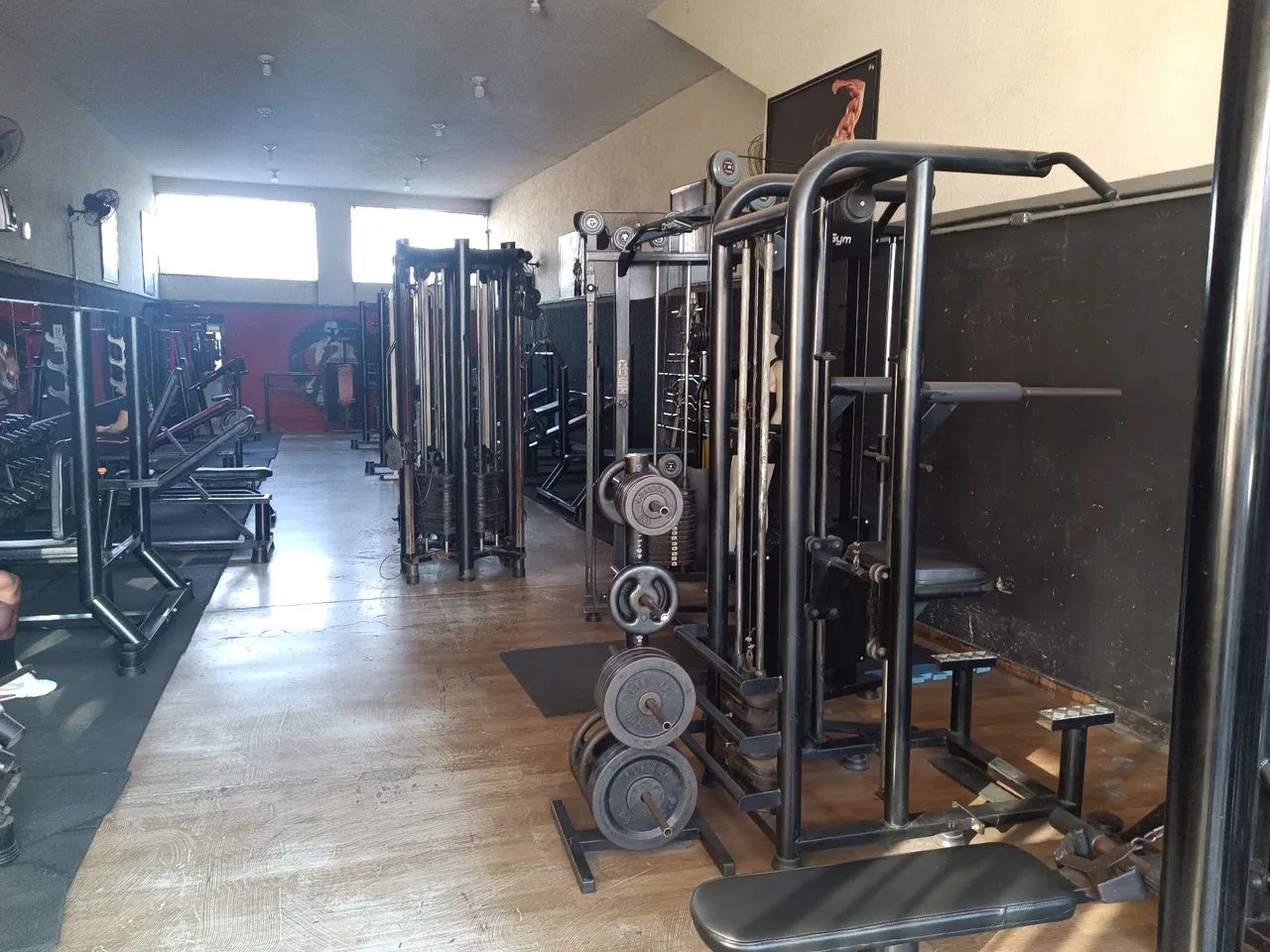 Lote de aparelhos de academia completa 