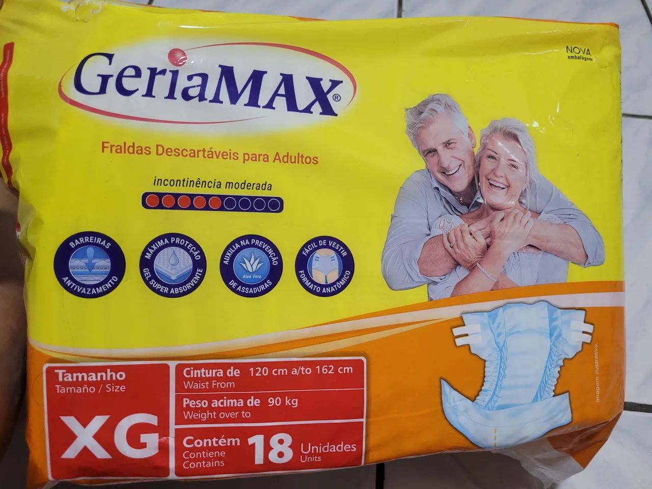 Fraudas GeriamaMAX  XG 18un - Foto 2