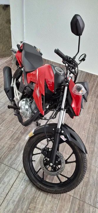 Honda Fan 160 2025 0KM Vermelha