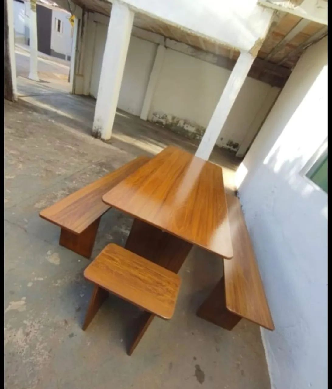 Mesa pedra de ardósia pintada  - Foto 2