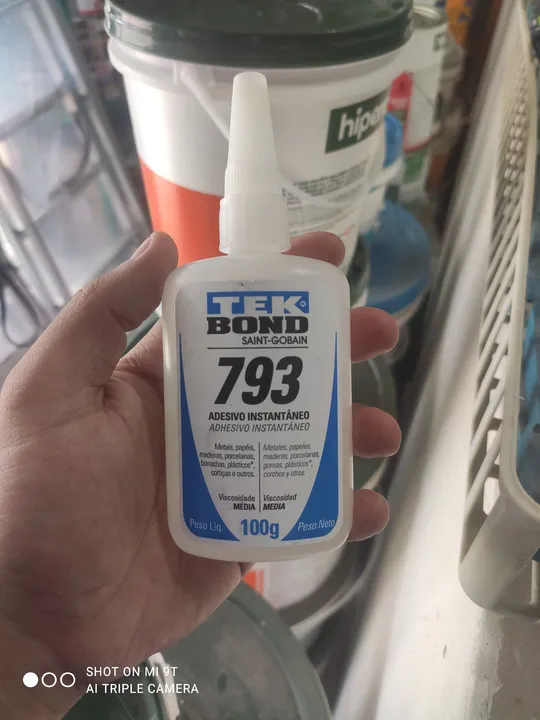 Cola Tek Bond 793 - Adesivo Instantâneo