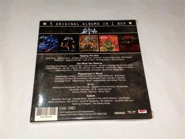 Sodom - Sodom (5 Original Albums In 1 Box) - Importado Alemanha - Foto 2