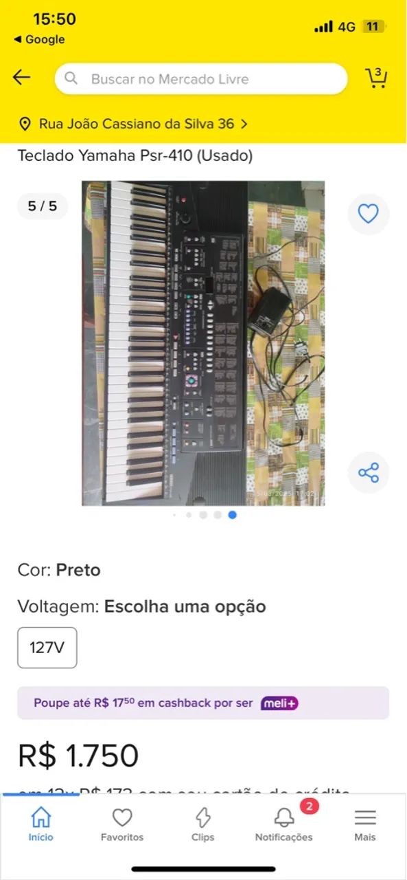 Teclado Yamaha PSR-410 - Foto 4