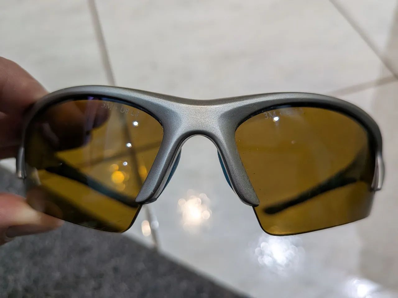 Óculos 3M + U6 L3 Proteção UVA UVB lente Âmbar  - Foto 3