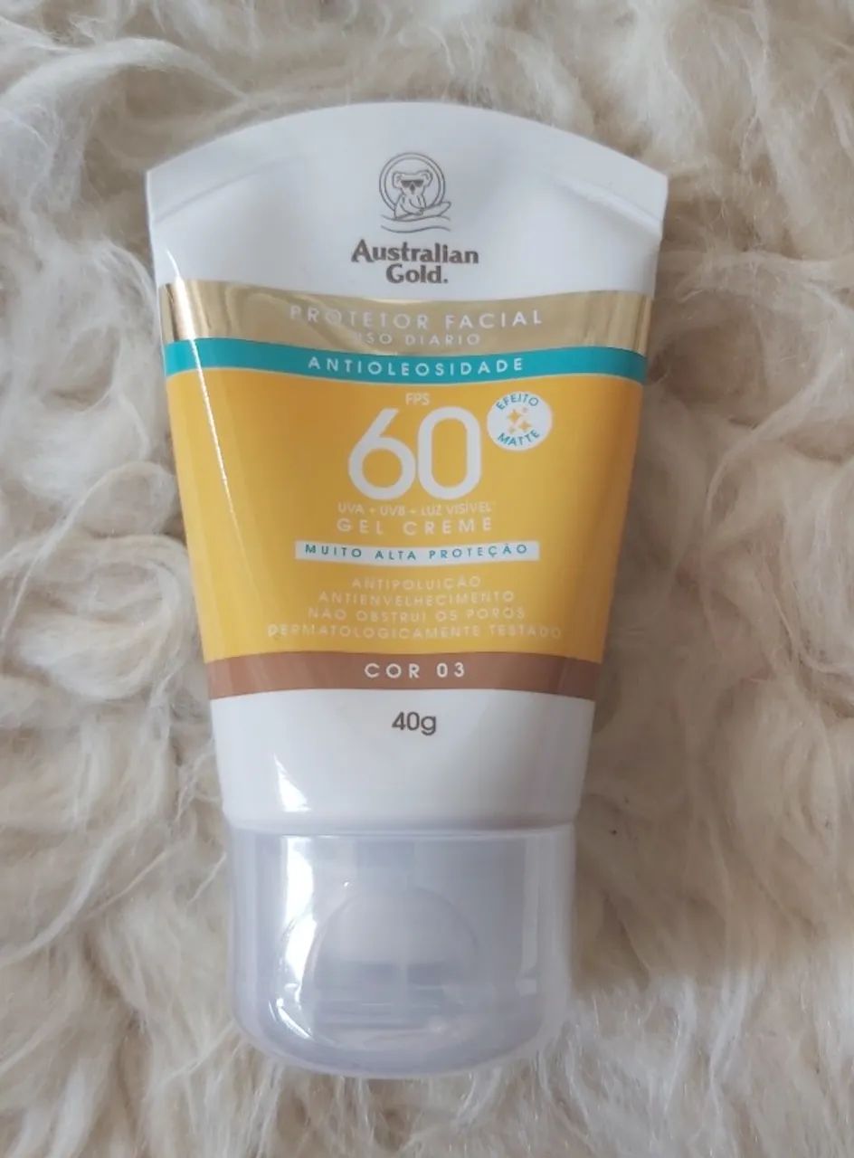 Novo protetor facial australian gold
