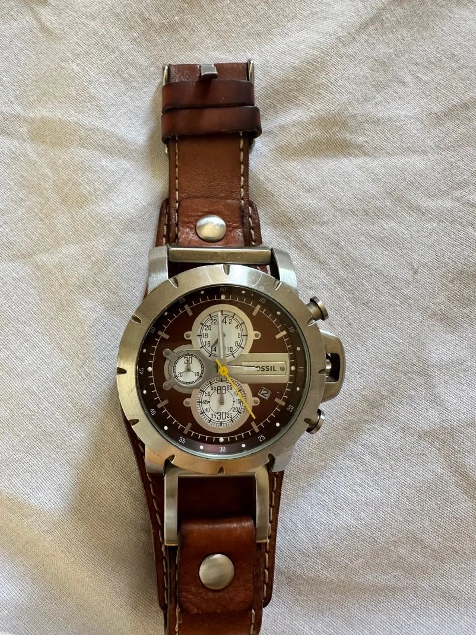 RELOGIO FOSSIL PULSEIRA DE COURO - Foto 3