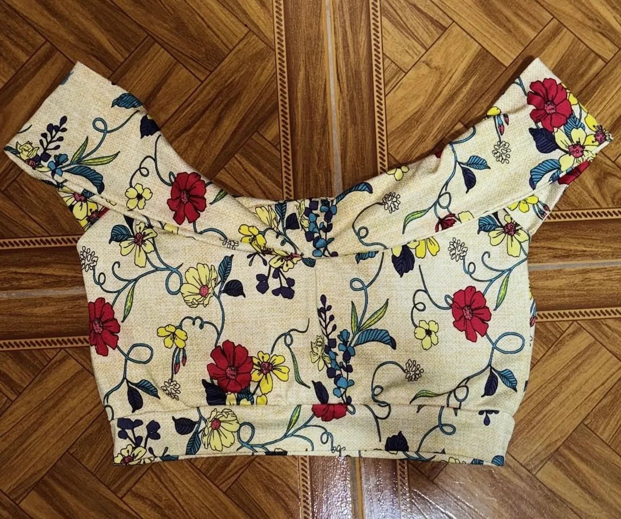 Top Blusa Feminina Estampada Floral