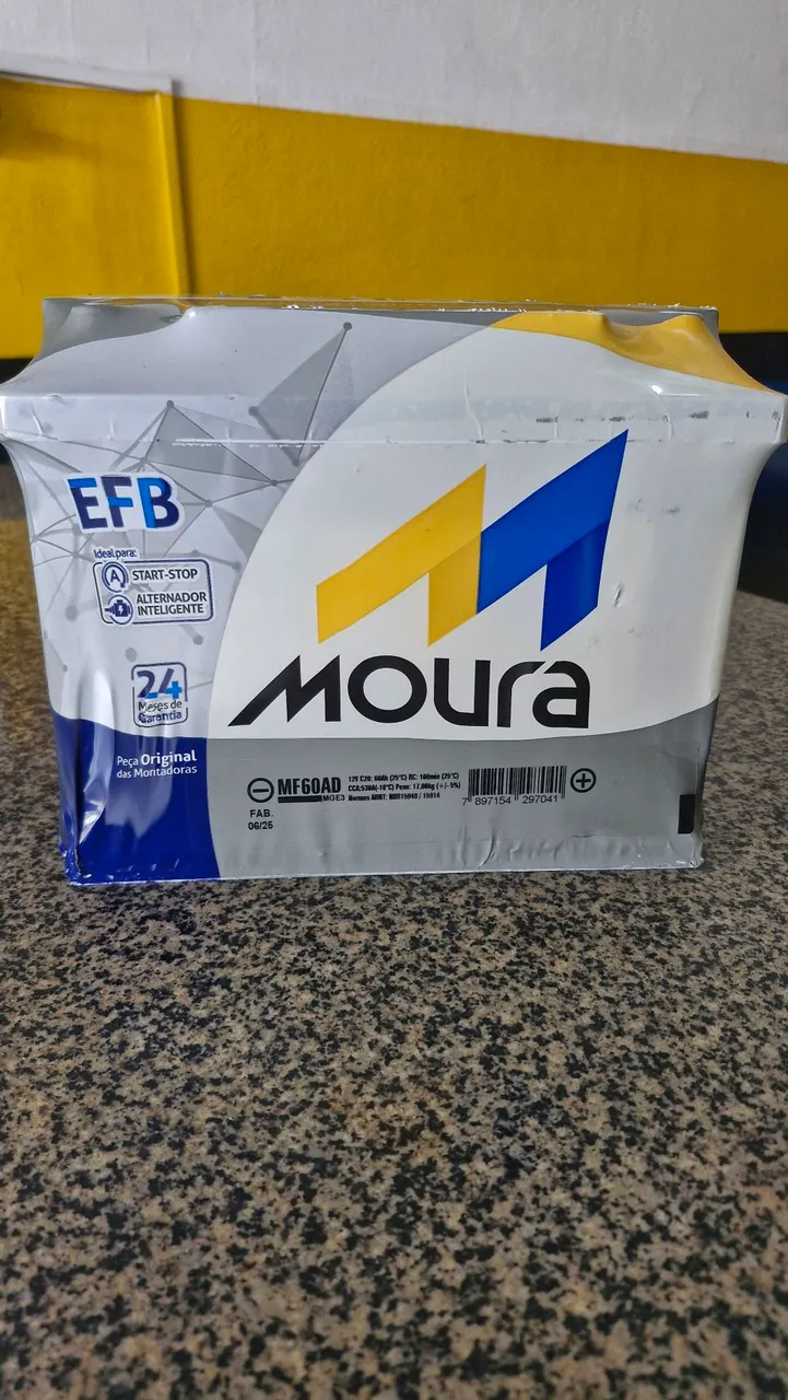 Bateria Moura 60 AH EFB start stop