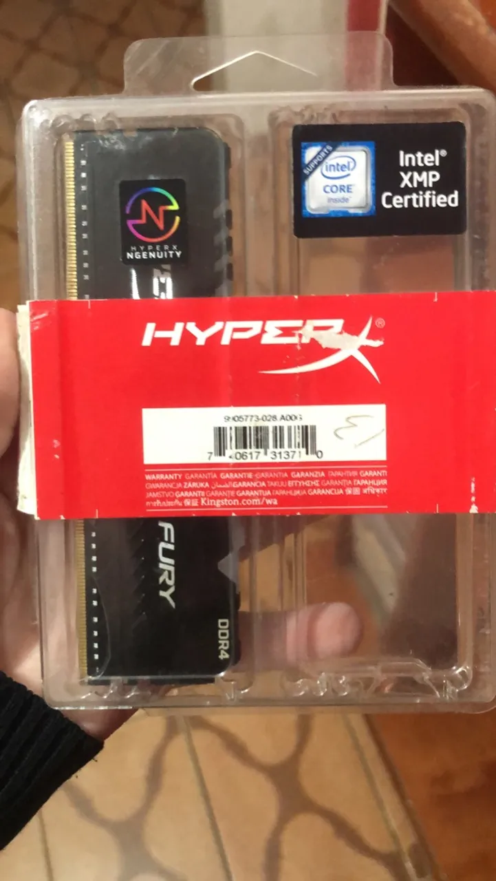 Memória RAM HyperX Fury DDR4