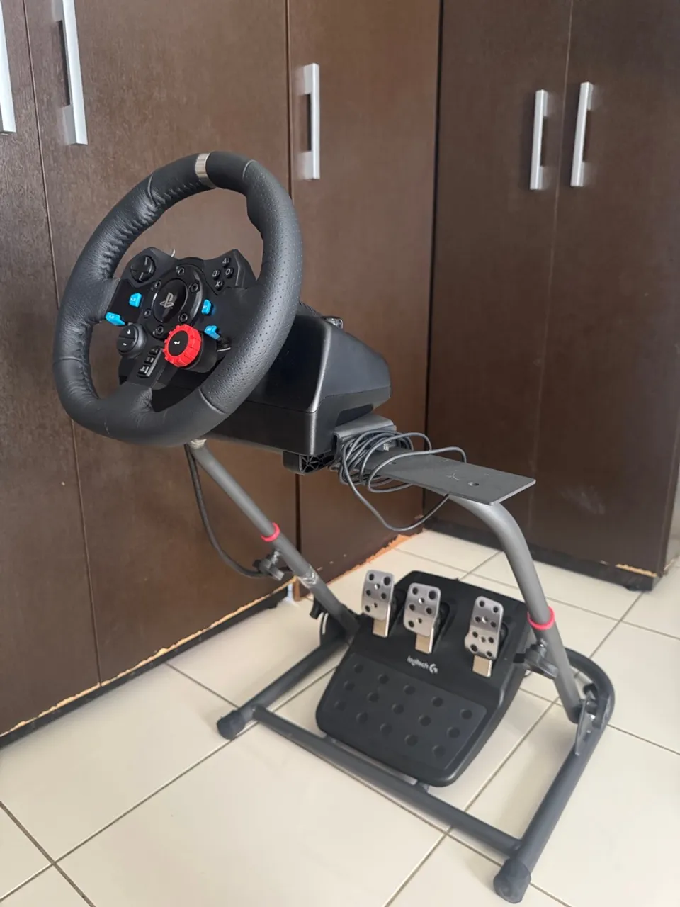 Volante Logitech G29 + Suporte Veloce V2