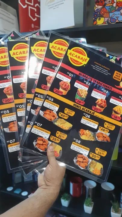 CARDÁPIO PERSONALIZADO