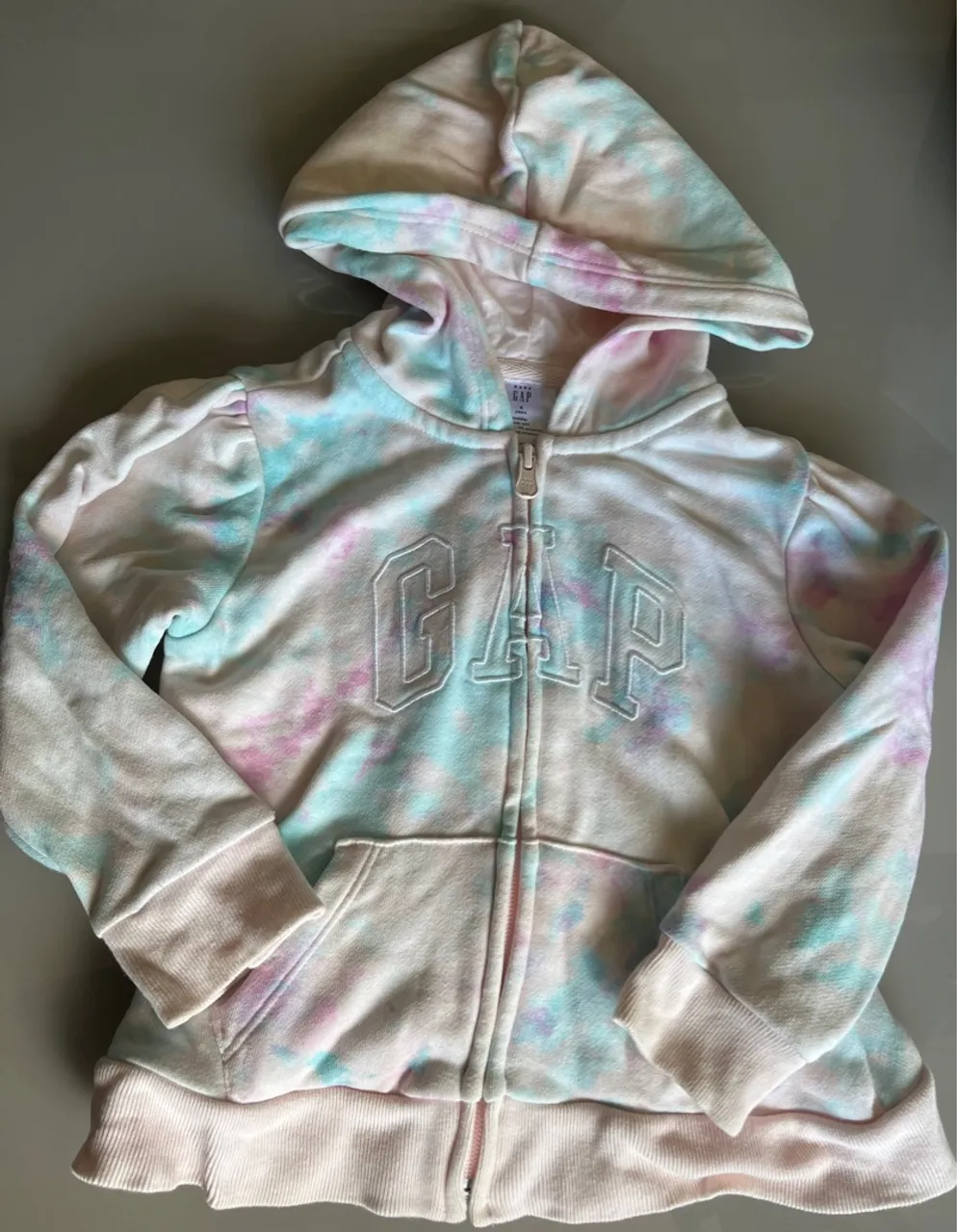 Moletom GAP Tie Dye Infantil com zíper