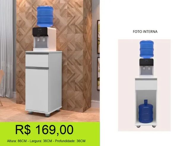 Suporte para bebedouro - Praticidade e espaço funcional