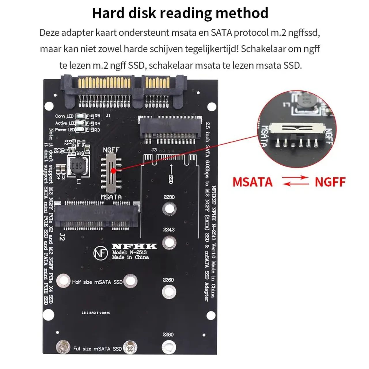 Adaptador sata msata SSD 3.0 2.5 6gps - Foto 5