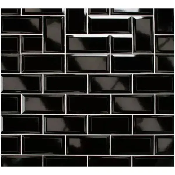 O lote de Revestimento Strufaldi 10cm x 20cm black 5520