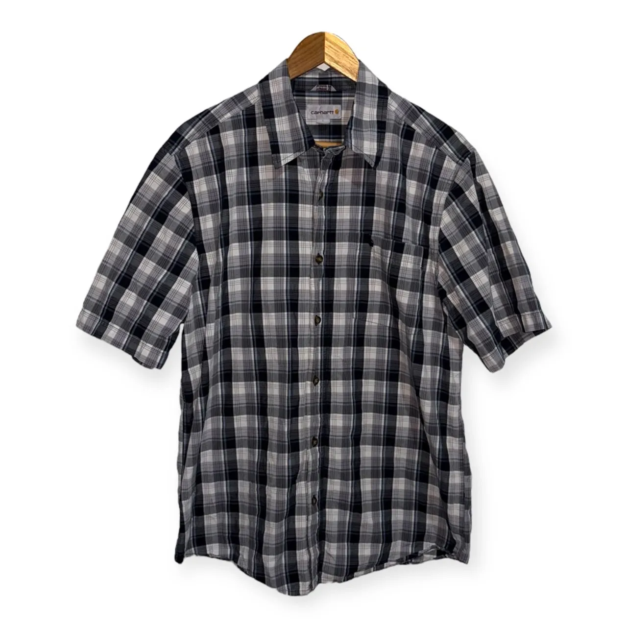 Camisa Carhartt Xadrez Manga Curta