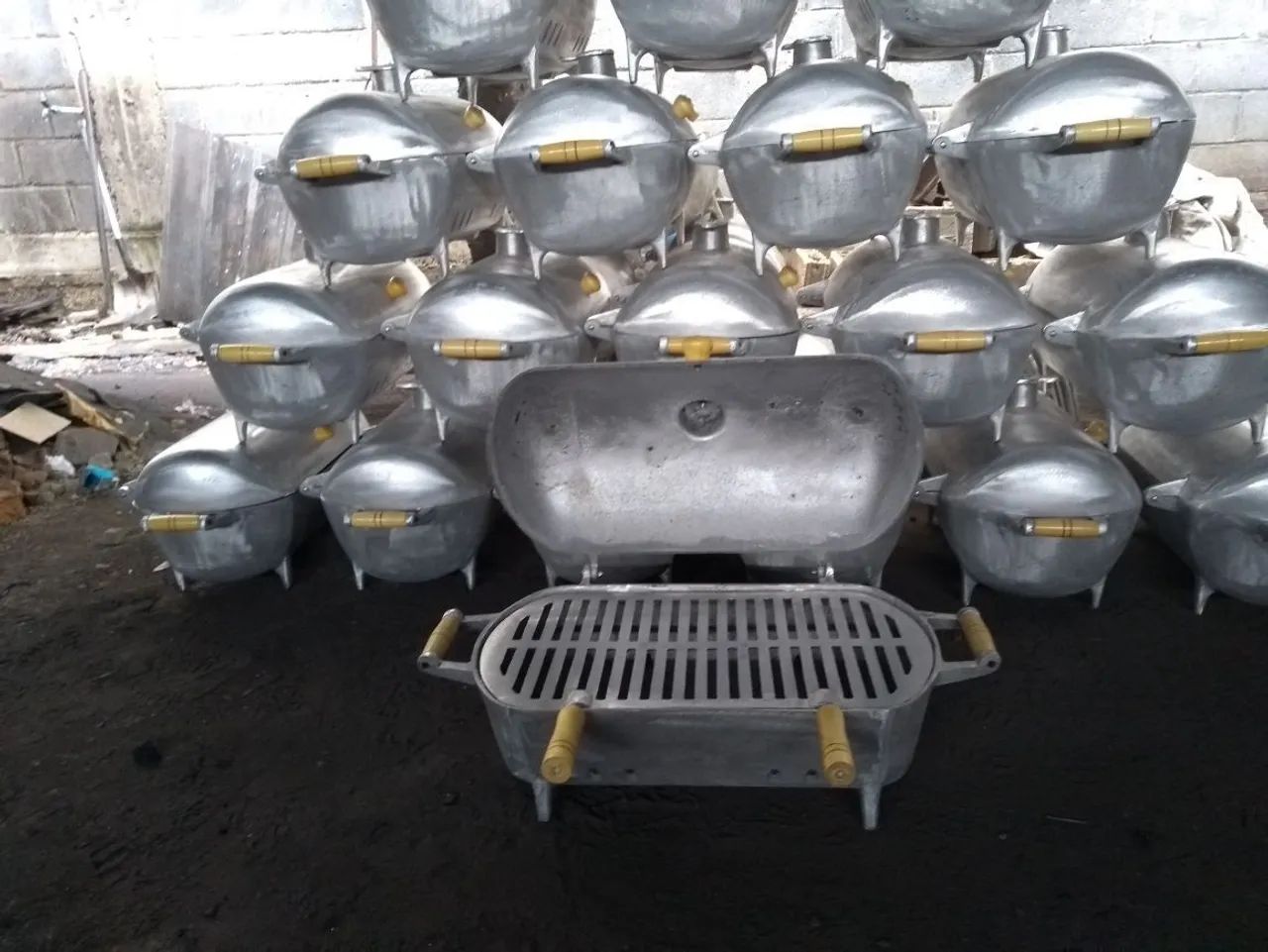 Churrasqueira de Alumínio Fundido a Bafo GRANDE  - Foto 3