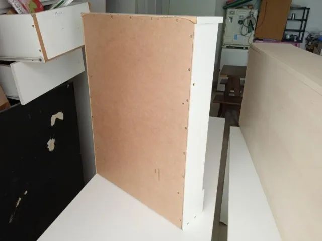 Porta papel em MDF Branco 64 cm x 42 cm x 16 cm - Foto 5