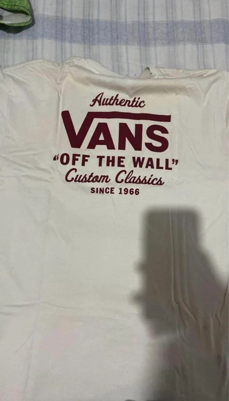 Camiseta Vans Authentic Off The Wall M/G serve os dois nova  - Foto 3