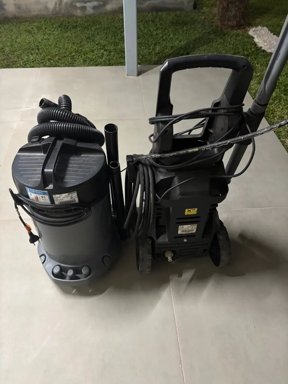 Vendo lavadora de pressão e aspirador karcher 