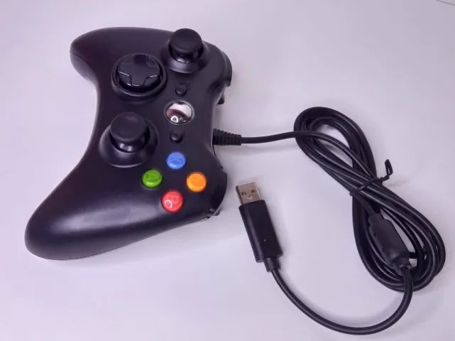 Controle Com Fio Usb Xbox 360 Kapbom Kap-360 *ENTREGA GRÁTIS* - Foto 4