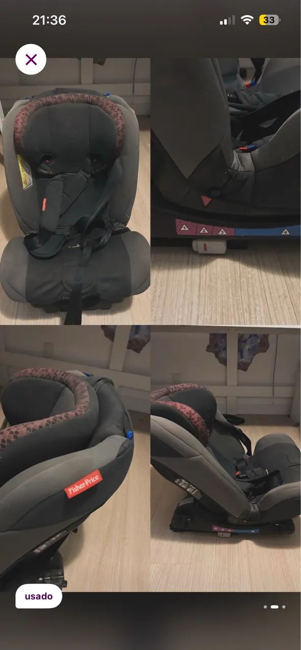 Vendo cadeirinha de Auto - Foto 2