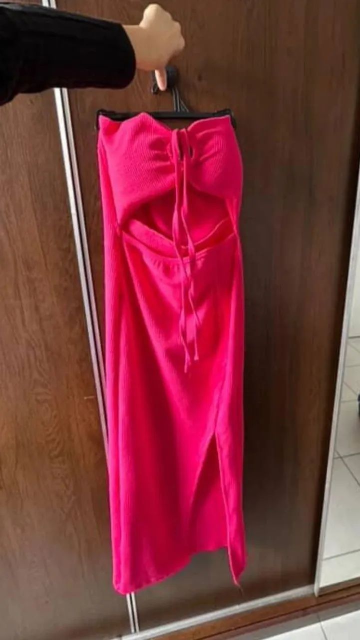 Vestido Rosa Tomara que Caia - Foto 2