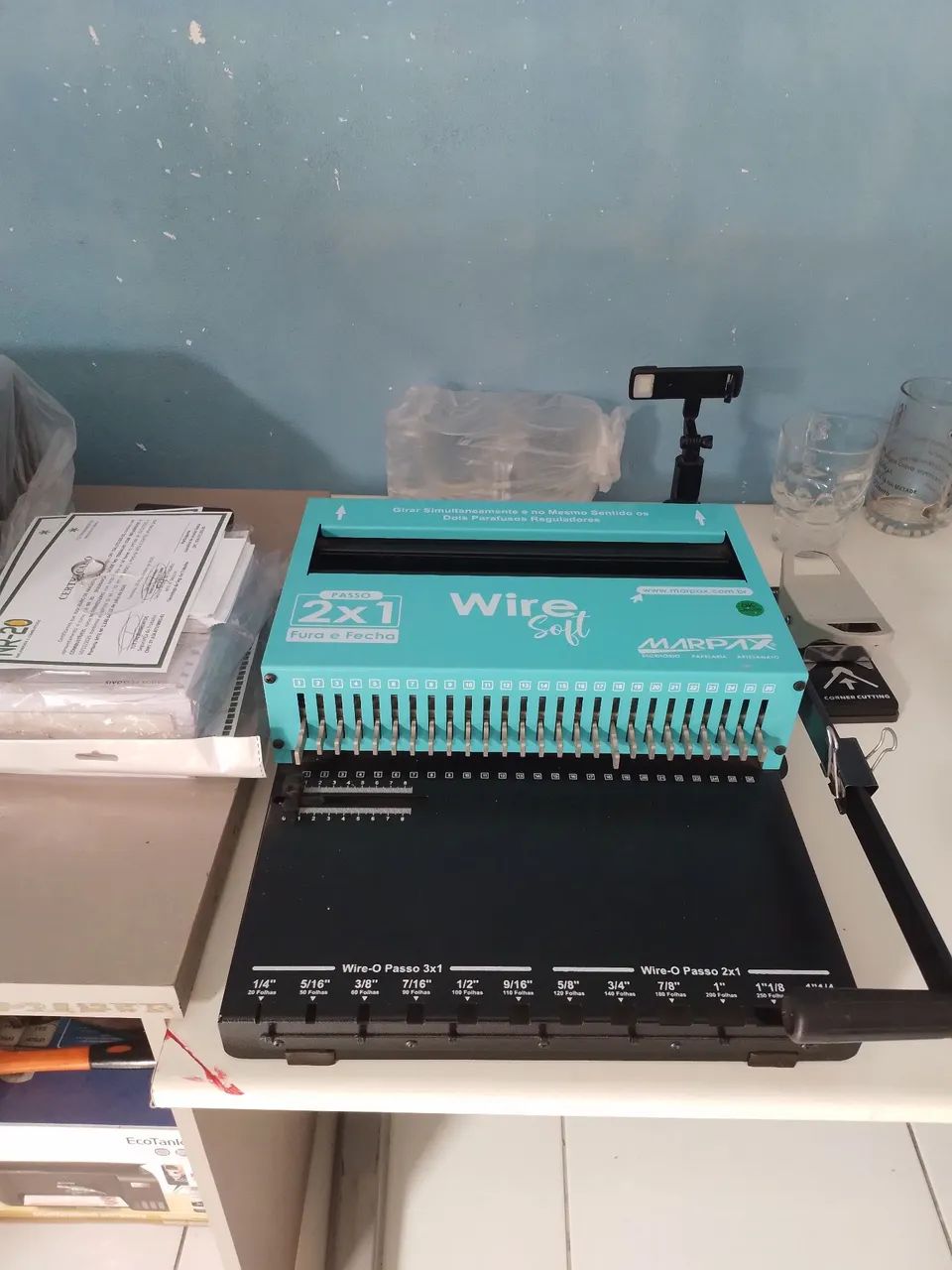 Encadernadora Wire-o 2 em 1