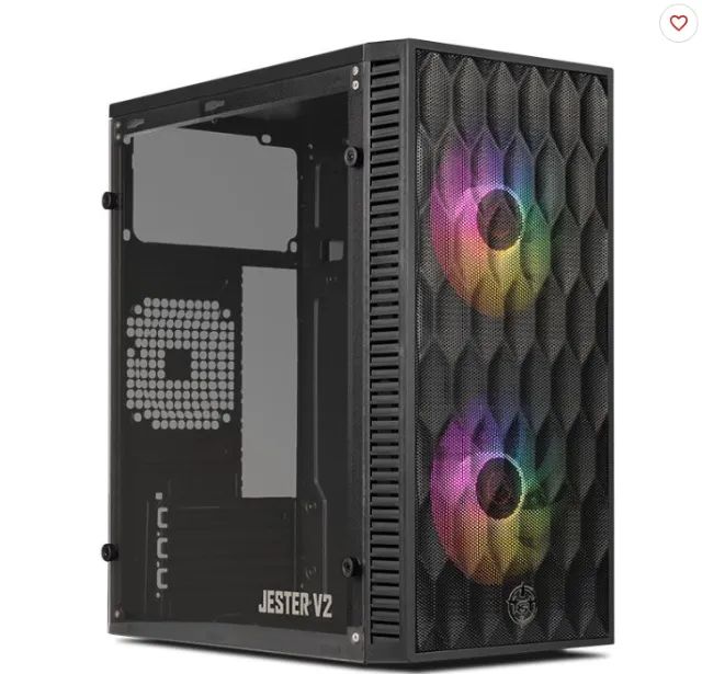 Gabinete gamer novo, lacrado! Jester V2, 2 fans! - Foto 6