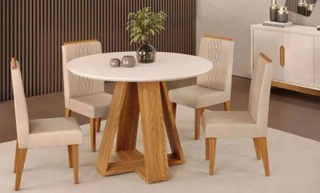 Mesa de jantar 4 CADEIRAS 