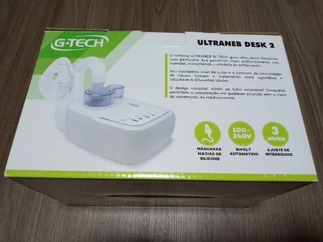 Nebulizador ultrassônico G-Tech ultraneb desk 2 Novo lacrado com todos os acessórios. - Foto 2