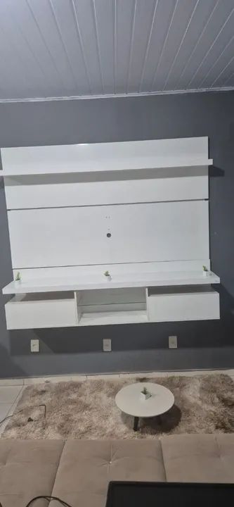 Rack para TV branco 