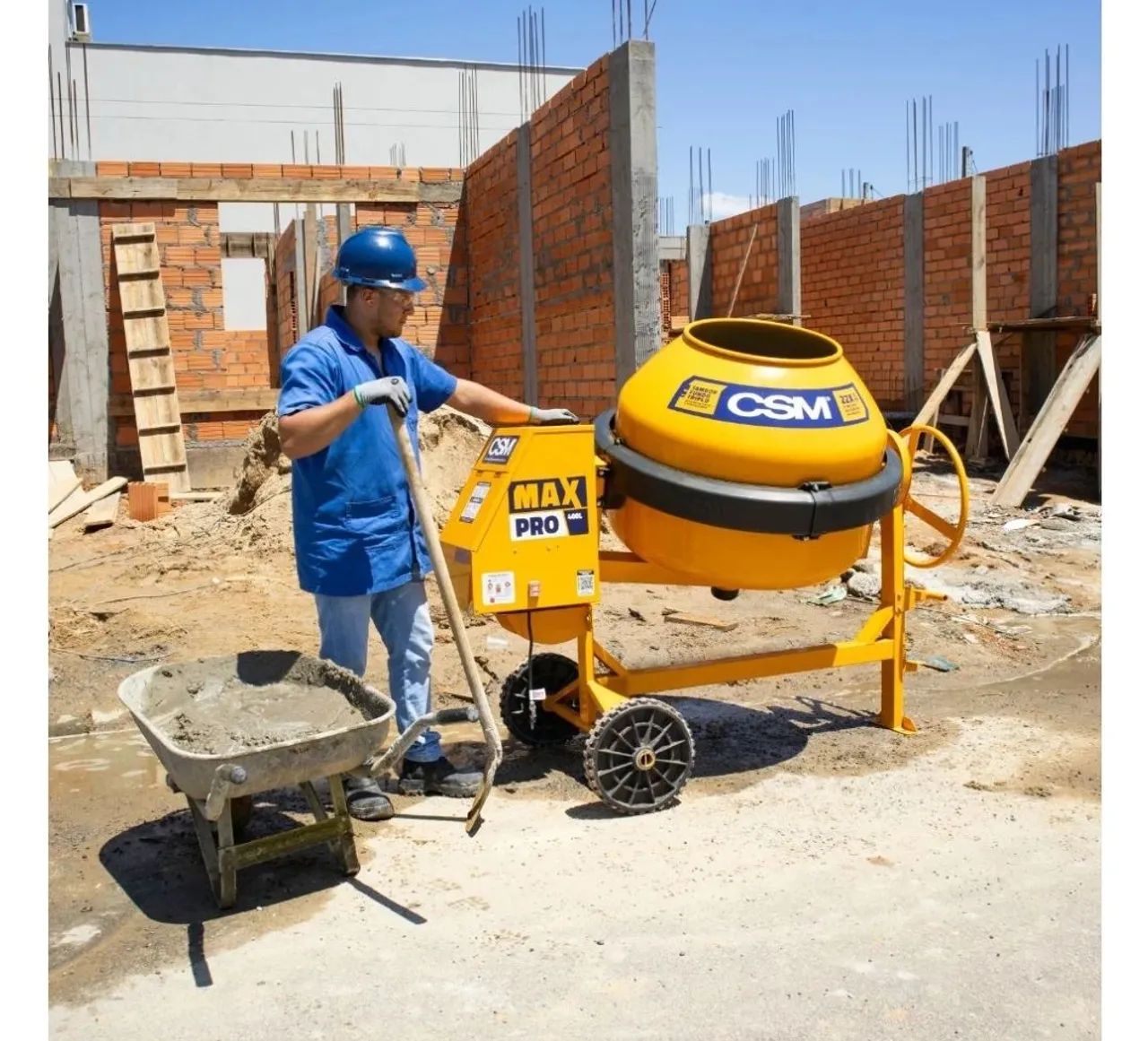 Betoneira CSM Max Pro 400L - Foto 2