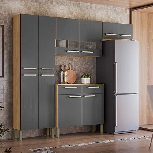 COZINHA 100% MDF COM BALCÃO