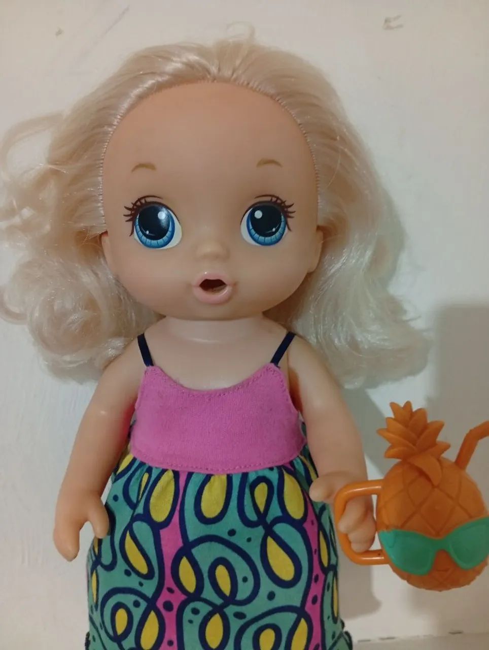Boneca Baby Alive adora macarrão funcionando  - Foto 2