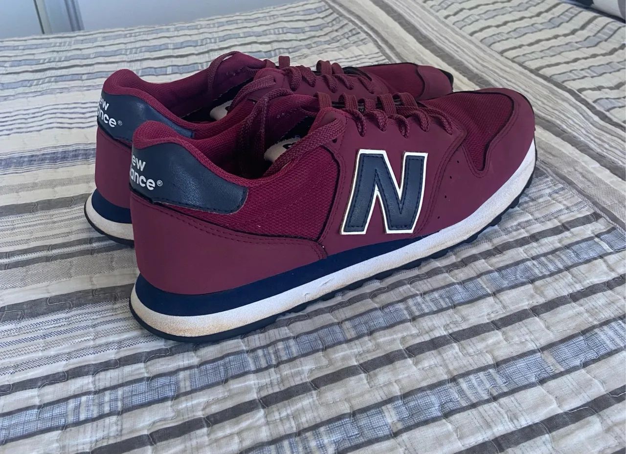 Sneakers New Balance 577 Vinho Feminino Vinho Feminino TÃªnis New