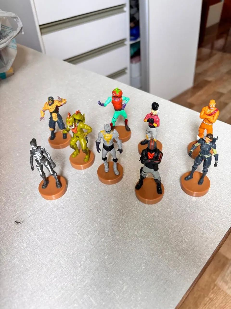 Bonecos de Fortnite com Carimbo
