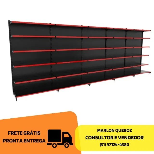 Gondola Polar Preta de Parede