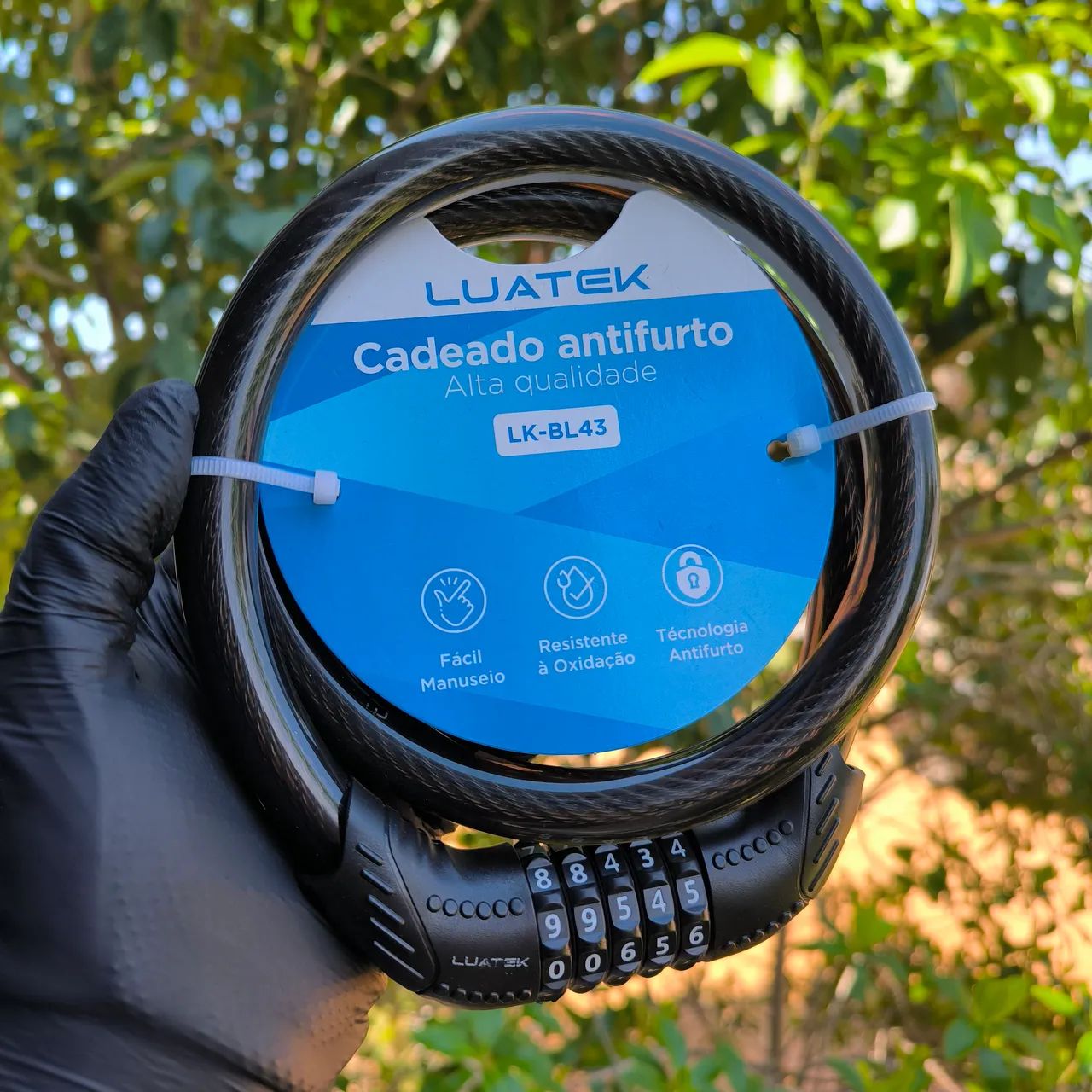 Cadeado Antifurto Luatek LK-BL43 - Alta Qualidade