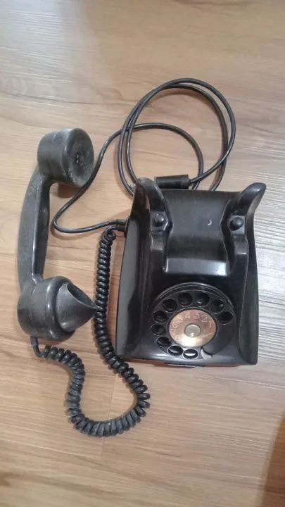 Antigo Telefone Em Baquelite, Anos 60, Ericsson (Usado) - Foto 3