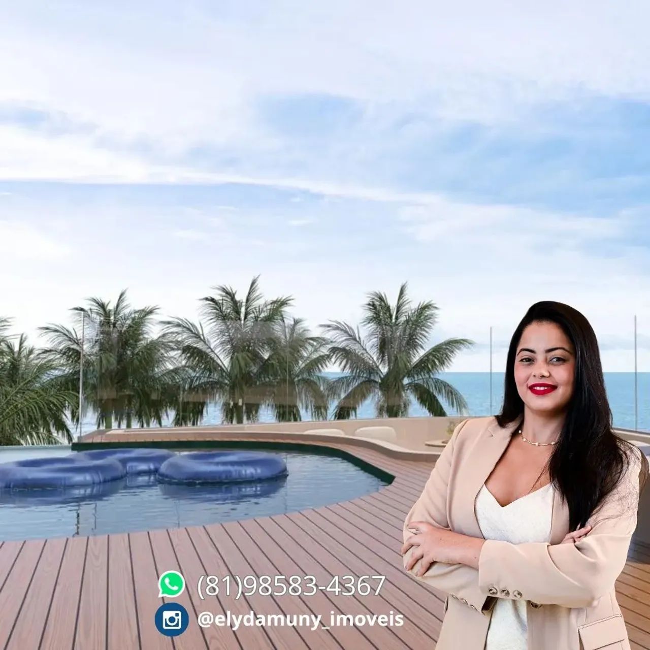 Ótimos Flats Studios próximo ao mar em Tamandaré - Foto 4