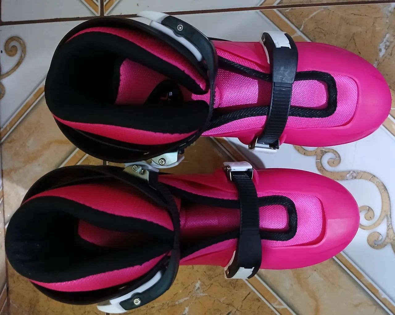 Patins Inline Feminino Rosa - Foto 4
