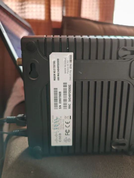 Modem Cisco DPC3000 desbloqueado com ForceWare - Foto 4
