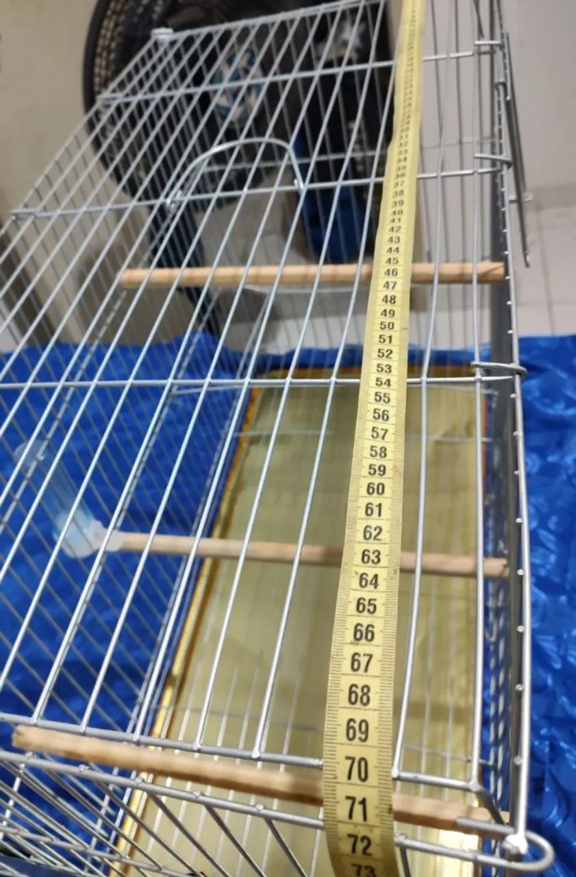 Gaiola Viveiro Calopsita GRANDE Zincada Premium - Nova - Foto 4