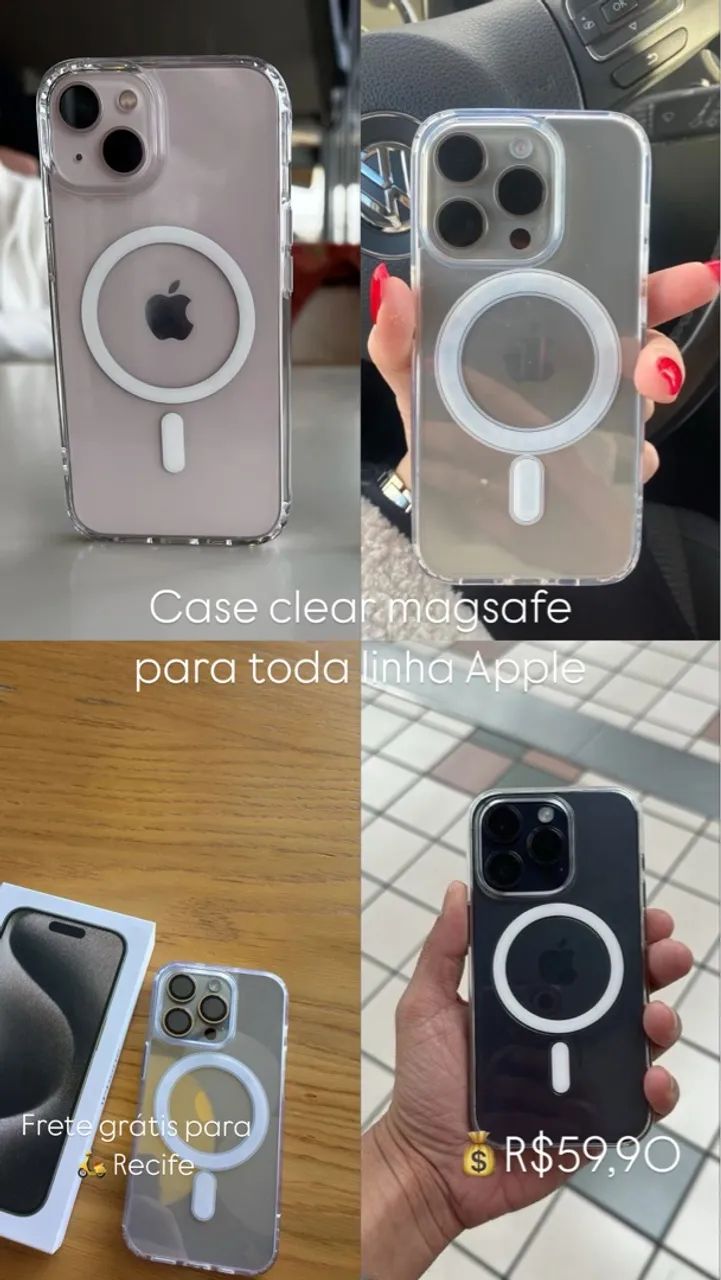 Power Bank 1000mAh + capa clear magsafe  - Foto 4