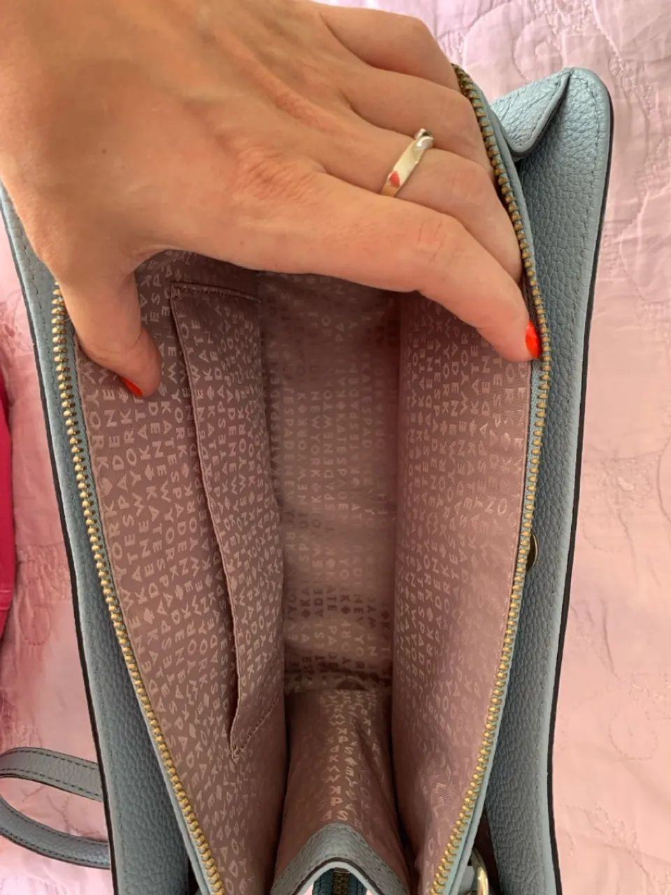Bolsa Kate Spade Original - Azul Claro - Foto 5