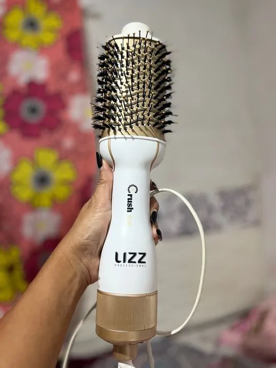 Escova secadora da lizz mais cacheador e modelador de cabelo 