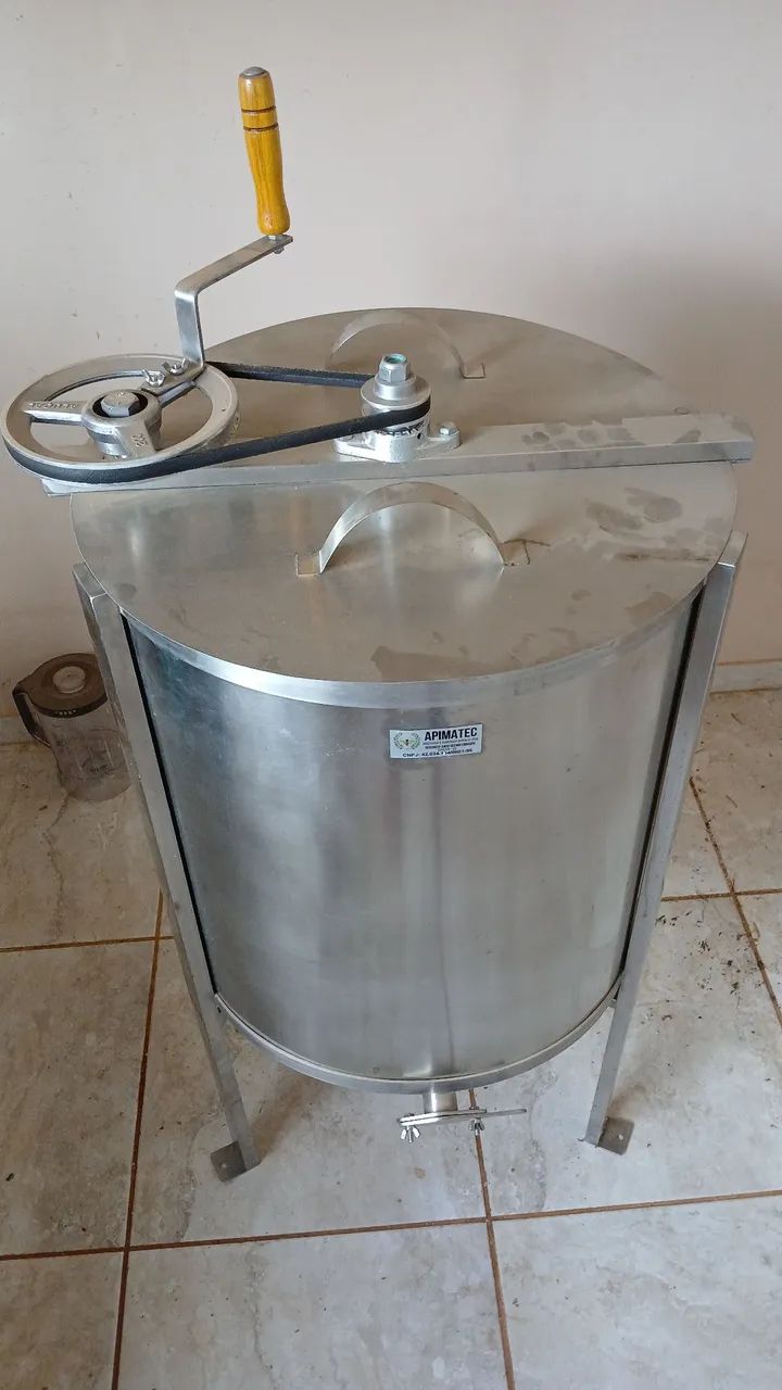 Centrifuga de mel manual inox - Foto 2