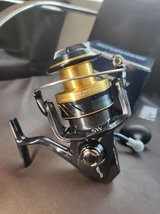 Molinete Shimano Spheros SW 6000 HG - NOVO - Esportes Aquáticos